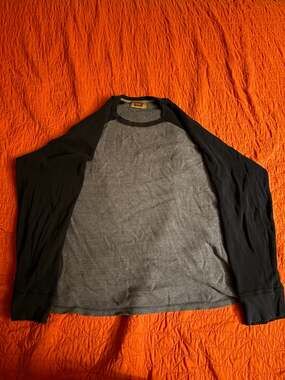 The Foundry Supply Co. Men's Two-Tone Thermal Raglan Long Sleeve Shirt